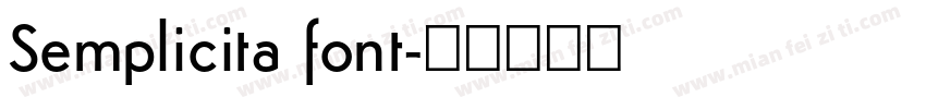 Semplicita font字体转换